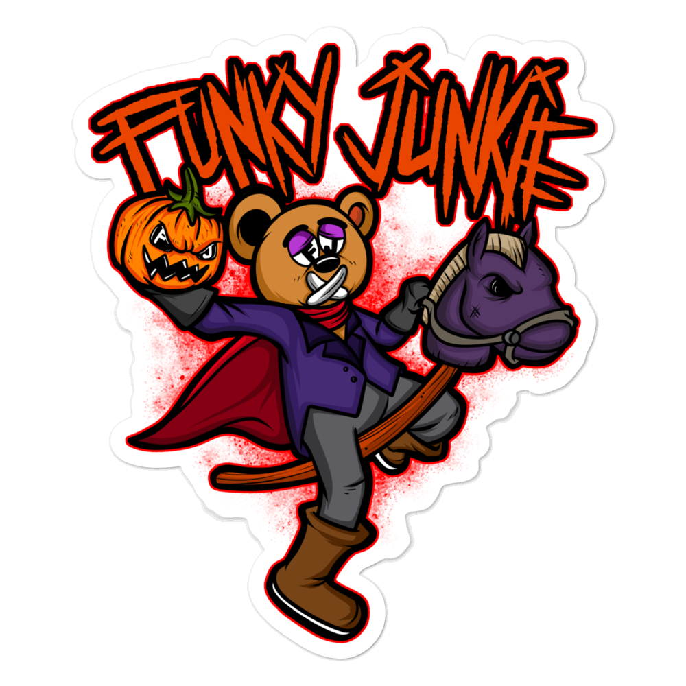 Sleepy Halloween Sticker - FunkyJunkieCo